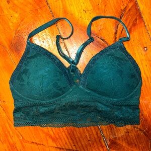 Victoria's Secret Green Lace Bra